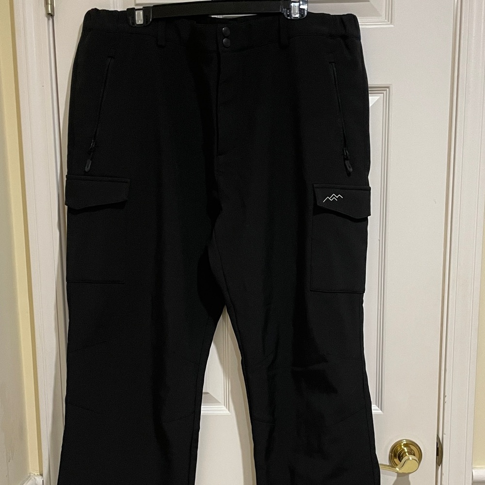 Trailside 3XL fleece lined insulated soft shell water & wind resistant pants